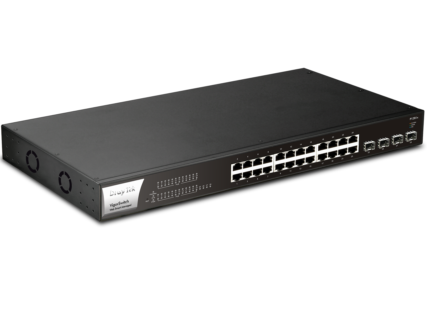 Керований PoE-комутатор DrayTek VigorSwitch P1281x